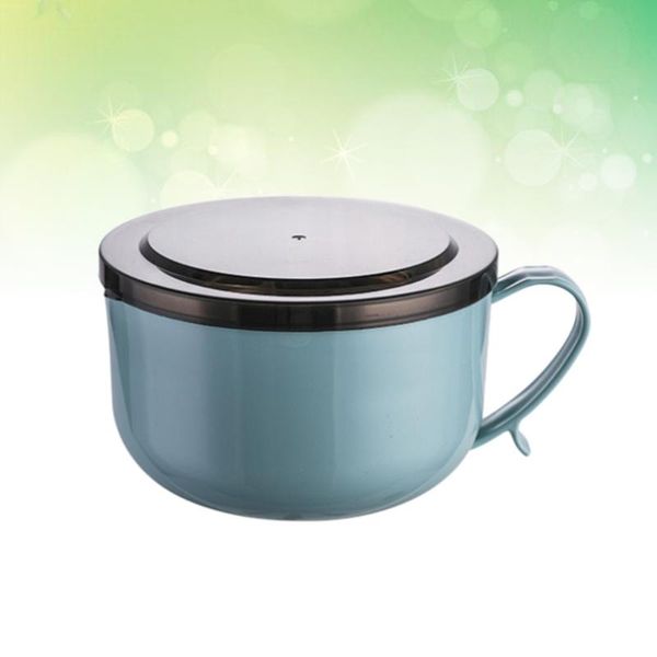 bowls 1pc stainless steel noodles bowl with lid tableware rice for home (large size blue)
bowls 1pc stainless steel noodles bowl with lid tableware rice for home (large size blue)