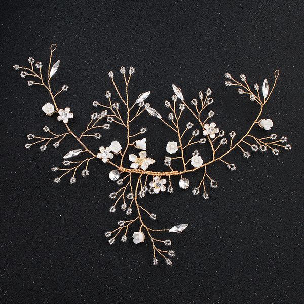 2018 gold color flower branch headbands wedding hair accessories women bridal jewelry headpieces women tiaras jcg074, Golden;white
2018 gold color flower branch headbands wedding hair accessories women bridal jewelry headpieces women tiaras jcg074, Golden;white