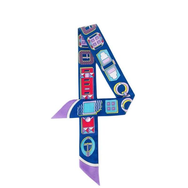 women's silk scarf wild tie bag handle ribbon korean fashion headband ladies scarves and shawls c88, Blue;gray
women's silk scarf wild tie bag handle ribbon korean fashion headband ladies scarves and shawls c88, Blue;gray