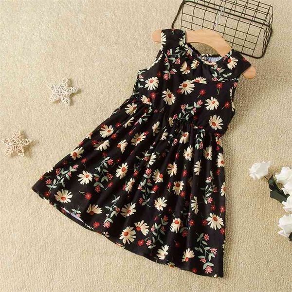 summer girls dress sleeveless o neck print floral cute vestidos 2-9t 210629, Red;yellow
summer girls dress sleeveless o neck print floral cute vestidos 2-9t 210629, Red;yellow