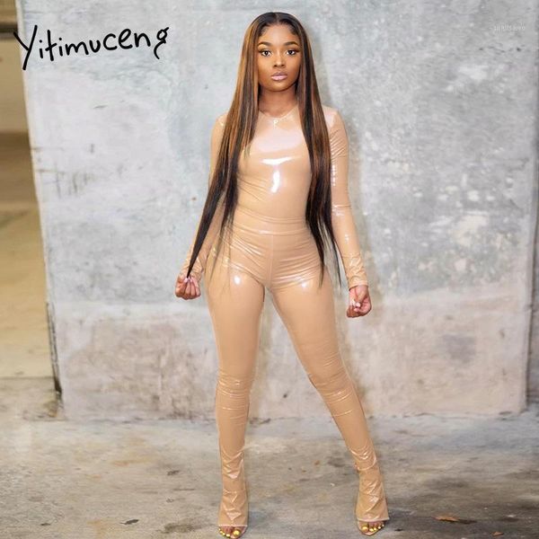 yitimuceng pink pu two pieces set women casual o-neck long sleeve pullover elastic high waist pants skinny spring 2021 women's piece, White
yitimuceng pink pu two pieces set women casual o-neck long sleeve pullover elastic high waist pants skinny spring 2021 women's piece, White