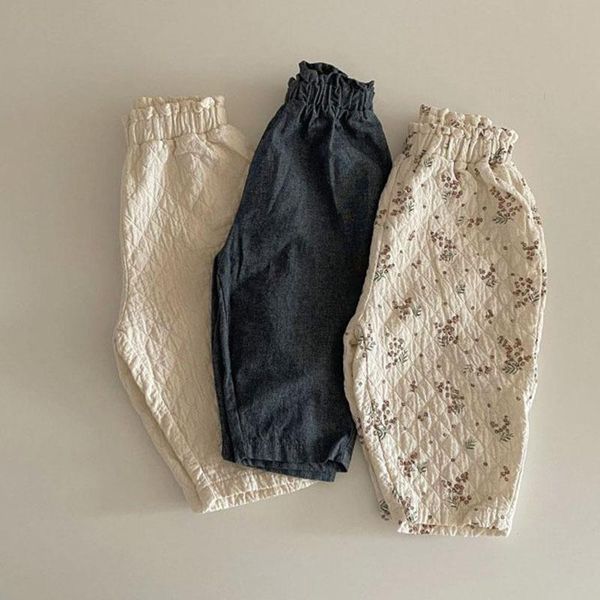 trousers autumn boys' and girls' floral solid color casual pants children's baby loose radish, Blue
trousers autumn boys' and girls' floral solid color casual pants children's baby loose radish, Blue