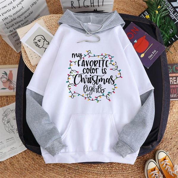 women's hoodies & sweatshirts fall winter women color block hoodie my favorite is christmas lights graphics print harajuku korean coup, Black
women's hoodies & sweatshirts fall winter women color block hoodie my favorite is christmas lights graphics print harajuku korean coup, Black