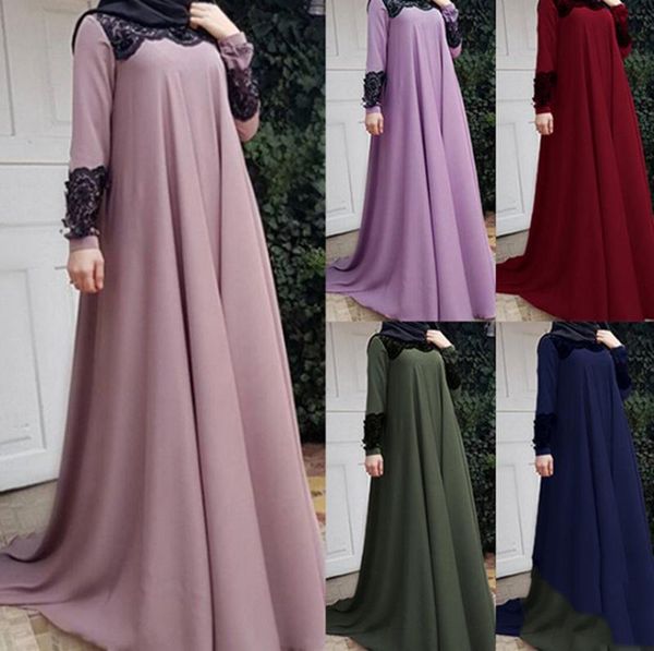 ethnic clothing eid al-adha muslim dress women dubai abaya kaftan moroccan loose solid color lace ramadan modest clothes islam female, Red
ethnic clothing eid al-adha muslim dress women dubai abaya kaftan moroccan loose solid color lace ramadan modest clothes islam female, Red