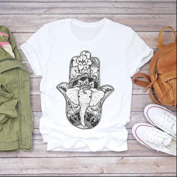 women cartoon womens t shirts 90s flower cute elephant clothes lady shirt ladies graphic female tee, White
women cartoon womens t shirts 90s flower cute elephant clothes lady shirt ladies graphic female tee, White