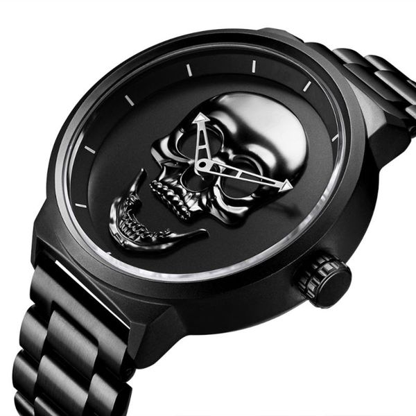wristwatches va voom men's fashion simple skull dial waterproof quartz watch stainless steel luxury sports male, Slivery;brown
wristwatches va voom men's fashion simple skull dial waterproof quartz watch stainless steel luxury sports male, Slivery;brown