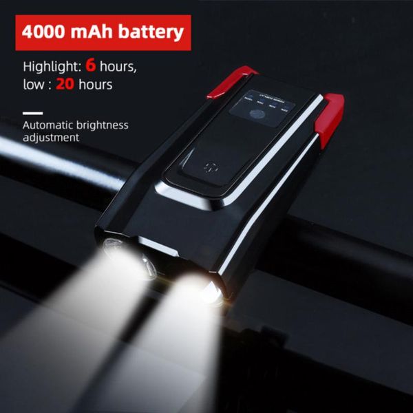 bike lights 4000mah induction bicycle front light set usb rechargeable smart headlight with horn 800 lumen led lamp cycling
bike lights 4000mah induction bicycle front light set usb rechargeable smart headlight with horn 800 lumen led lamp cycling