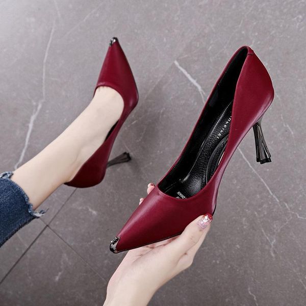 dress shoes net red 2021 autumn korean version of wild fashion rhinestone stiletto pointed toe ladies temperament high heels, Black
dress shoes net red 2021 autumn korean version of wild fashion rhinestone stiletto pointed toe ladies temperament high heels, Black