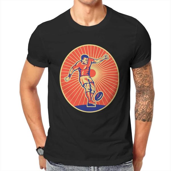 men's t-shirts player kicking ball woodcut t shirt men summer t-shirt, White;black
men's t-shirts player kicking ball woodcut t shirt men summer t-shirt, White;black