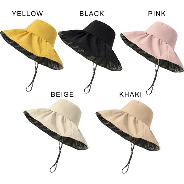 wide brim hats summer women sunscreen hat beach fisherman anti-uv sun protection sunshade solid color outdoor casual, Blue;gray
wide brim hats summer women sunscreen hat beach fisherman anti-uv sun protection sunshade solid color outdoor casual, Blue;gray