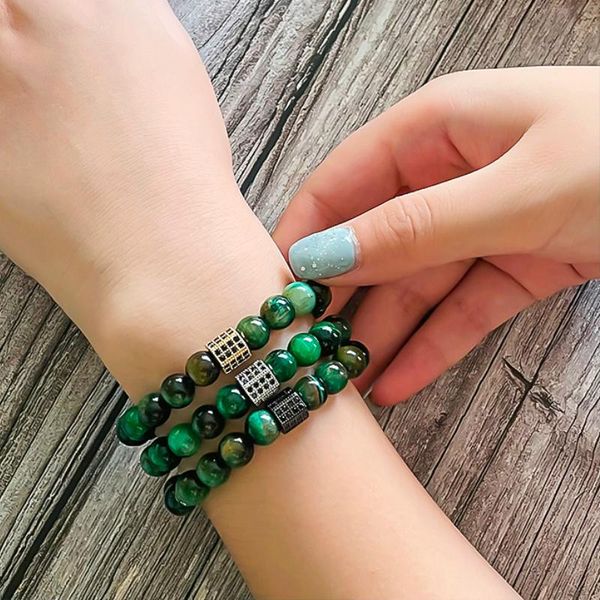 beaded, strands fashion natural stone bracelet for men and women green tigereye volcanic beaded couple holiday gift, Black
beaded, strands fashion natural stone bracelet for men and women green tigereye volcanic beaded couple holiday gift, Black