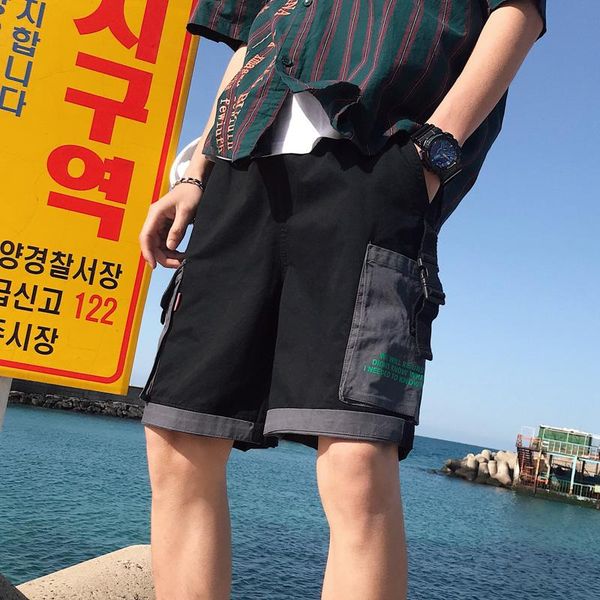 fashion cargo shorts men streetwear summer loose casual korean sweatpants pocket running short masculino male clothing ed50dk men's, White;black
fashion cargo shorts men streetwear summer loose casual korean sweatpants pocket running short masculino male clothing ed50dk men's, White;black