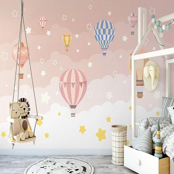 wallpapers custom any size self-adhesive 3d hand painted air balloon pink children's room interior wall sticker papel de parede tapety
wallpapers custom any size self-adhesive 3d hand painted air balloon pink children's room interior wall sticker papel de parede tapety