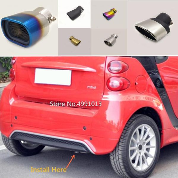 manifold & parts car rear cover muffler exterior back end pipe dedicate exhaust tip tail outlet ornament for smart fortwo 2012 2013 201
manifold & parts car rear cover muffler exterior back end pipe dedicate exhaust tip tail outlet ornament for smart fortwo 2012 2013 201