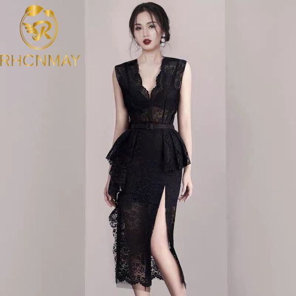 runway summer bodycon lace long dress women 2021 elegant black lace dresses hollow ruffles casual sleeveless dress with beltswimwear bathing, Black;gray
runway summer bodycon lace long dress women 2021 elegant black lace dresses hollow ruffles casual sleeveless dress with beltswimwear bathing, Black;gray