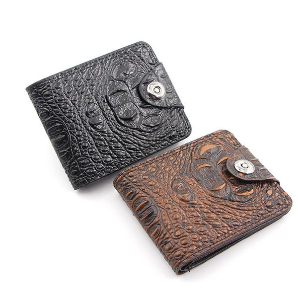style men's short wallet large capacity multi-card crocodile pattern magnetic buckle mini business holder wallets, Red;black
style men's short wallet large capacity multi-card crocodile pattern magnetic buckle mini business holder wallets, Red;black