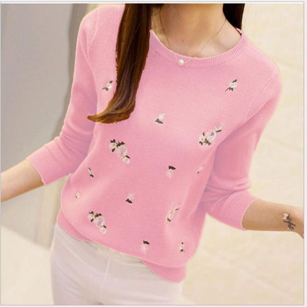 fashion women long sleeve o-neck floral print winter sweaters casual loose outwear sweater women's, White;black
fashion women long sleeve o-neck floral print winter sweaters casual loose outwear sweater women's, White;black