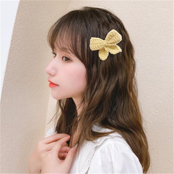 korean version of knitting cute bow hairpin candy color lady does not hurt hair duckbill clip accessories1
korean version of knitting cute bow hairpin candy color lady does not hurt hair duckbill clip accessories1