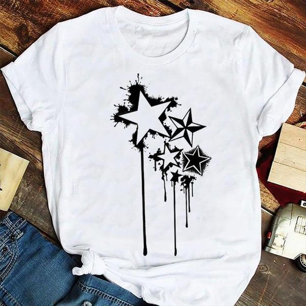 and women fashion cartoon geometric men watercolor star summer tshirts clothes graphic t lady print tee shirt, White;black
and women fashion cartoon geometric men watercolor star summer tshirts clothes graphic t lady print tee shirt, White;black