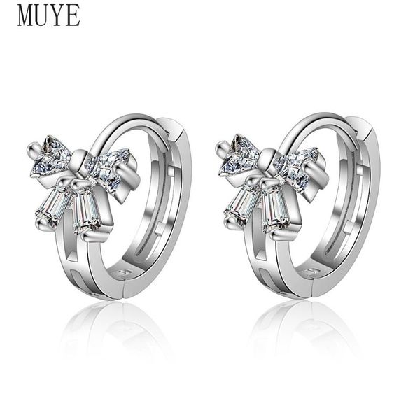 hoop & huggie muye real 925 sterling silver inlay zircon bowknot earrings ear buckle for women's ol fashion jewelry party gift, Golden;silver
hoop & huggie muye real 925 sterling silver inlay zircon bowknot earrings ear buckle for women's ol fashion jewelry party gift, Golden;silver