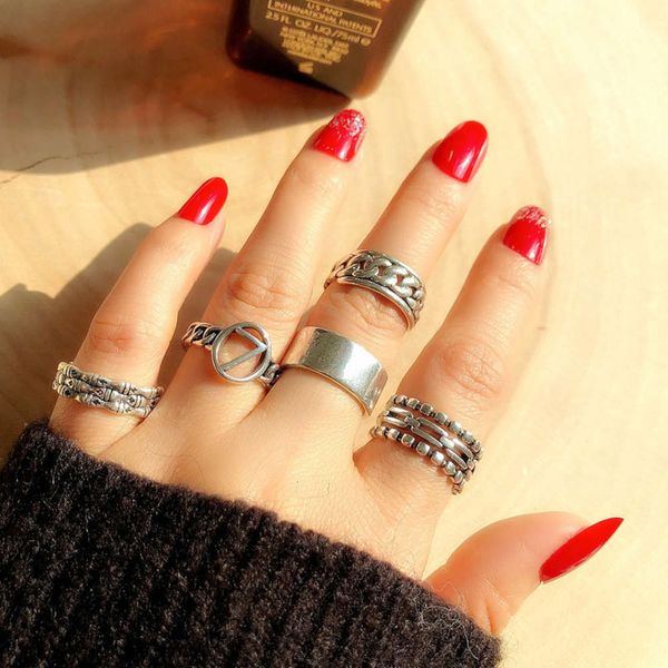 2021 new taigu tibetan silver opening female yunnan xiangxi miao village jewelry bamboo ring male, Black
2021 new taigu tibetan silver opening female yunnan xiangxi miao village jewelry bamboo ring male, Black