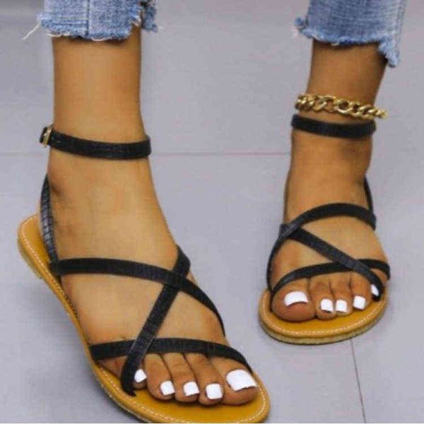 women shoes bohemian sandals women's 2022 summer new cross band open toe flat women's shoes, Black
women shoes bohemian sandals women's 2022 summer new cross band open toe flat women's shoes, Black