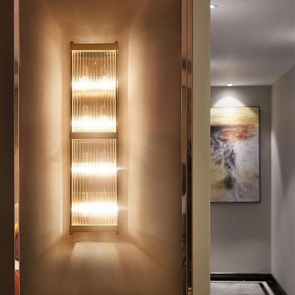 post-modern villa atmosphere living room crystal wall lamp el club engineering sales lobby corridor
post-modern villa atmosphere living room crystal wall lamp el club engineering sales lobby corridor