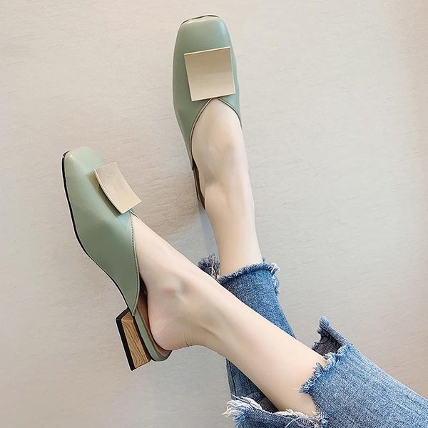 slippers woman casual solid ladies mules elegant women comfortable female classic square toe slides women's footwear 2021, Black
slippers woman casual solid ladies mules elegant women comfortable female classic square toe slides women's footwear 2021, Black