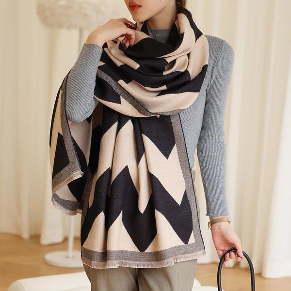 scarves 2021 water ripple pattern imitation cashmere scarf fashion student decoration warm dual-use mid-length shawl women, Blue;gray
scarves 2021 water ripple pattern imitation cashmere scarf fashion student decoration warm dual-use mid-length shawl women, Blue;gray