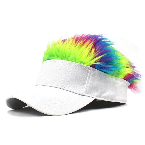 men women casual concise sunshade adjustable sun visor baseball cap with spiked hairs wig hat wigs beanies 
men women casual concise sunshade adjustable sun visor baseball cap with spiked hairs wig hat wigs beanies