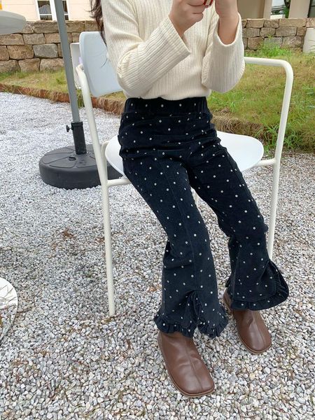 trousers baby girls polka dot black fashion bell bottom flare pants 2022 toddlers corduroy cotton korean, Blue
trousers baby girls polka dot black fashion bell bottom flare pants 2022 toddlers corduroy cotton korean, Blue