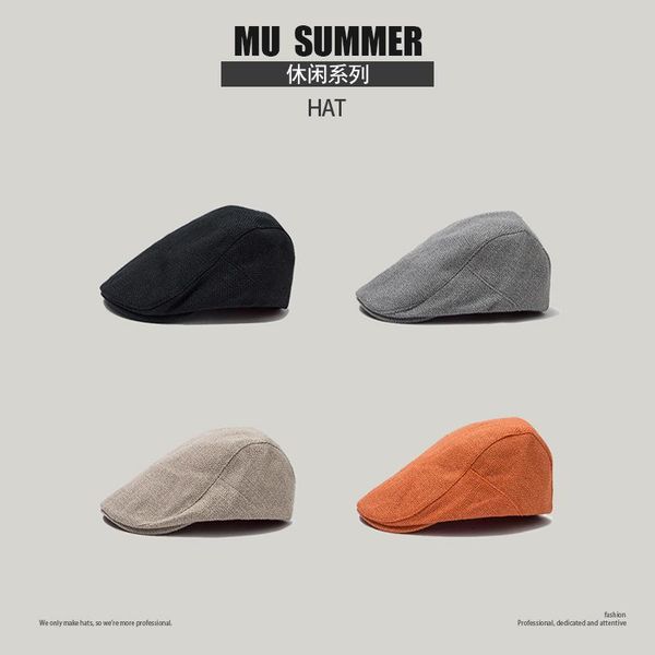 hat female peaked cap men and women big spring summer outdoor linen extra thin sun protection artistic youth beanies
hat female peaked cap men and women big spring summer outdoor linen extra thin sun protection artistic youth beanies