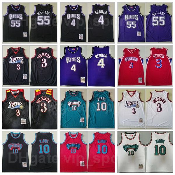 men vintage mitchell and ness basketball jason williams jersey 55 allen iverson 3 chris webber 4 michael mike bibby 10 retro red black white, Black;red
men vintage mitchell and ness basketball jason williams jersey 55 allen iverson 3 chris webber 4 michael mike bibby 10 retro red black white, Black;red