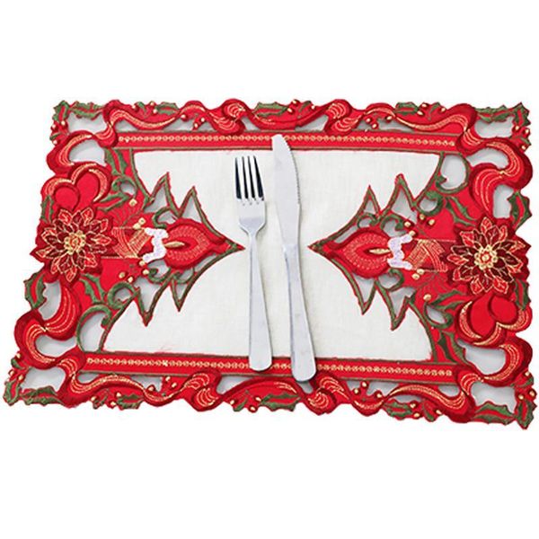 mats & pads 2pcs christmas placemat creative embroidery xmas table mat decoration napkins simple design tableware kitchen
mats & pads 2pcs christmas placemat creative embroidery xmas table mat decoration napkins simple design tableware kitchen