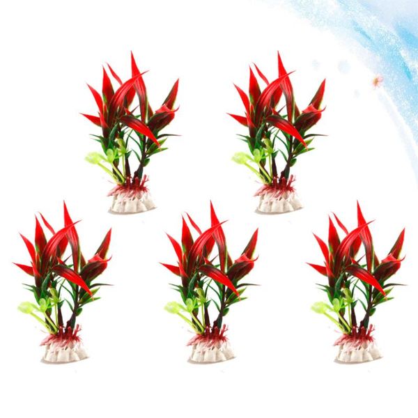 decorations 1 set 5 pcs simulate bamboo grass artificial aquatic plant plastic ornament for fish tank (green)
decorations 1 set 5 pcs simulate bamboo grass artificial aquatic plant plastic ornament for fish tank (green)