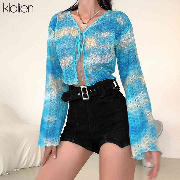 t shirt fashion tie dye female cardigan long sleeve v neck bandage mesh t shirt women high street casual top, White
t shirt fashion tie dye female cardigan long sleeve v neck bandage mesh t shirt women high street casual top, White