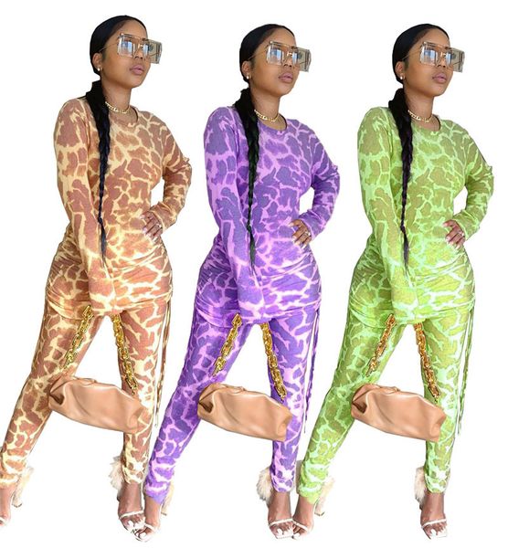 women designer leopard tracksuits drawstring casual 2 piece pants stylish spring autumn two pieces outfit, White
women designer leopard tracksuits drawstring casual 2 piece pants stylish spring autumn two pieces outfit, White