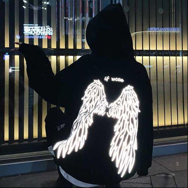 the women angel on your back letter printed street style thick hoodies winter warm pullover coat punk, Black
the women angel on your back letter printed street style thick hoodies winter warm pullover coat punk, Black