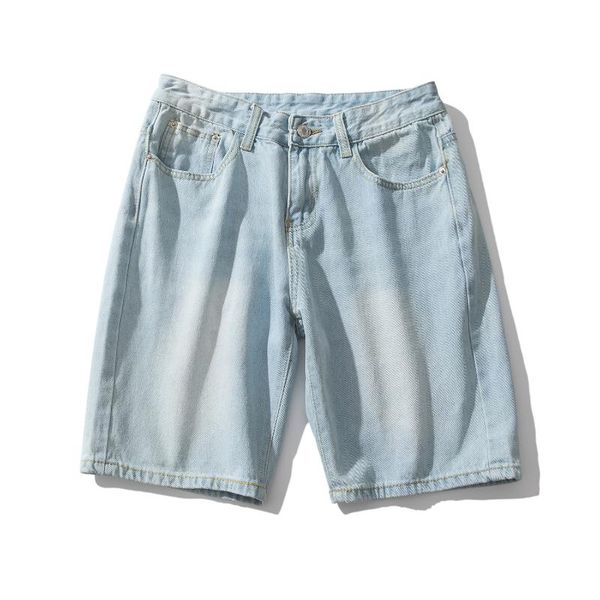 summer men's straight loose short jeans fashion casual slim fit elastic denim shorts, White;black
summer men's straight loose short jeans fashion casual slim fit elastic denim shorts, White;black