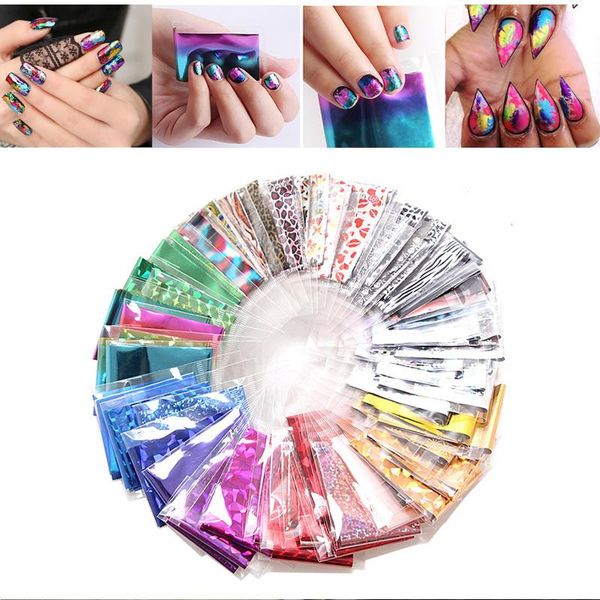 nail foils transfer 50 sheets/set adhesive foil stickers laser 20*4cm personalized pattern wraps glitter sticker & decals, Black
nail foils transfer 50 sheets/set adhesive foil stickers laser 20*4cm personalized pattern wraps glitter sticker & decals, Black