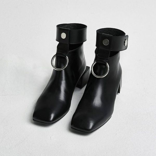 boots vintage square toe black female ankle spring autumn genuine leather hollow out metal decoration womens high heel
boots vintage square toe black female ankle spring autumn genuine leather hollow out metal decoration womens high heel