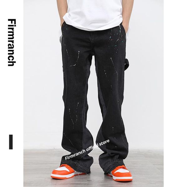 men's jeans firmranch men/women black gallery for men 2021 street stacked paint boot-cut boyfriend vibe pants moto trouse, Blue
men's jeans firmranch men/women black gallery for men 2021 street stacked paint boot-cut boyfriend vibe pants moto trouse, Blue