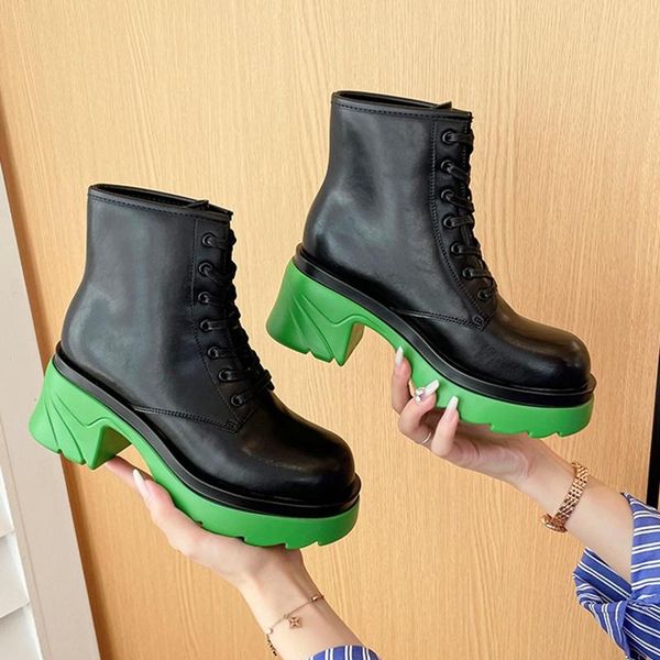 boots plus size 34-40 full genuine leather women lace up zipper square high heels autumn winter ankle for, Black
boots plus size 34-40 full genuine leather women lace up zipper square high heels autumn winter ankle for, Black