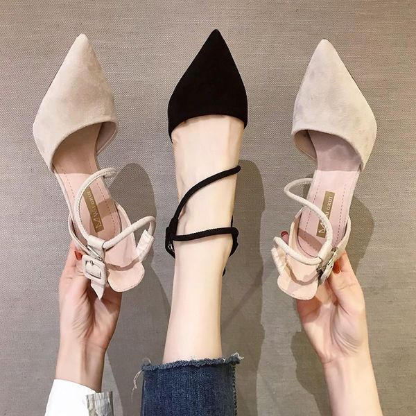 dress shoes closed toe sandals med comfort for women suit female beige shallow mouth 2021 summer high heels medium stiletto velvet, Black
dress shoes closed toe sandals med comfort for women suit female beige shallow mouth 2021 summer high heels medium stiletto velvet, Black