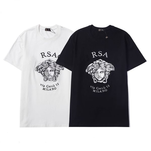 summer fashion designer men's and women's t-shirt printing letter trend couple suit m-3xl, White;black
summer fashion designer men's and women's t-shirt printing letter trend couple suit m-3xl, White;black