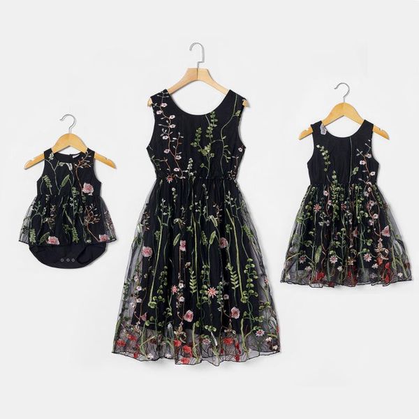 patpat mommy and me round neck sleeveless embroidered dress family matching outfits, Blue
patpat mommy and me round neck sleeveless embroidered dress family matching outfits, Blue