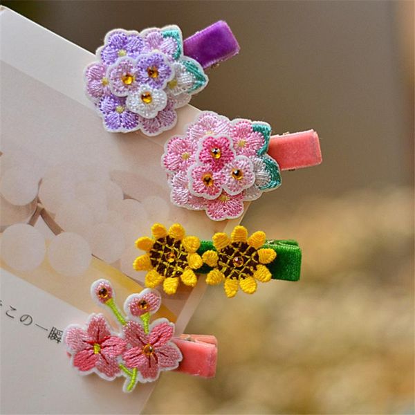 hair accessories 8pcs/lot sweet colorful girls clips korean style flower embroidery kids children hairpin barrettes headwear accessorie, Slivery;white
hair accessories 8pcs/lot sweet colorful girls clips korean style flower embroidery kids children hairpin barrettes headwear accessorie, Slivery;white