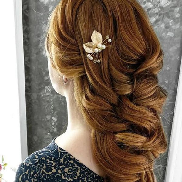 hair clips & barrettes handmade pearls leaf rose gold silver color pins fashion wedding accessories bridal jewelry, Golden;silver
hair clips & barrettes handmade pearls leaf rose gold silver color pins fashion wedding accessories bridal jewelry, Golden;silver