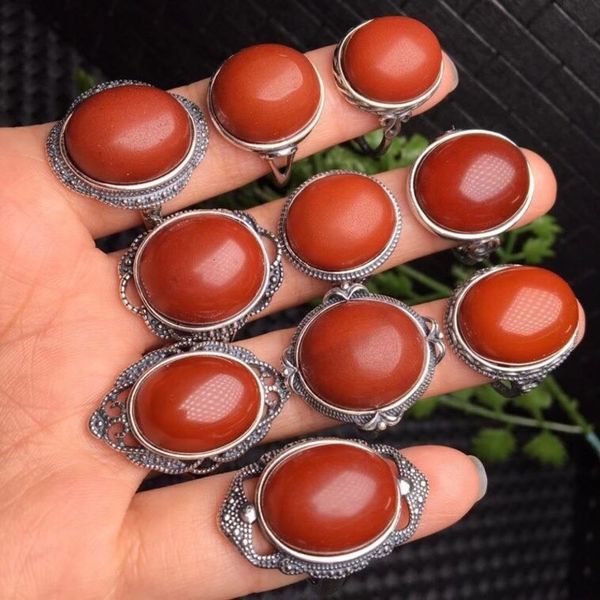 natural honey large size ring with jujube red manmi 925 silver inlay for women
natural honey large size ring with jujube red manmi 925 silver inlay for women