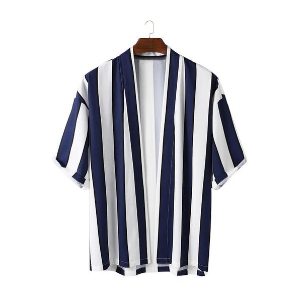 men's casual shirts 2021 summer men striped blouse streetwear loose open stitch short sleeve shirt fashion jogging beach quick dry brea, White;black
men's casual shirts 2021 summer men striped blouse streetwear loose open stitch short sleeve shirt fashion jogging beach quick dry brea, White;black